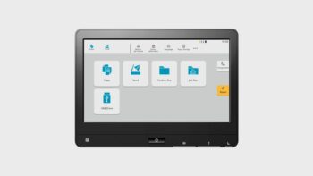 Image of the Kyocera TASKalfa 2554ci home screen