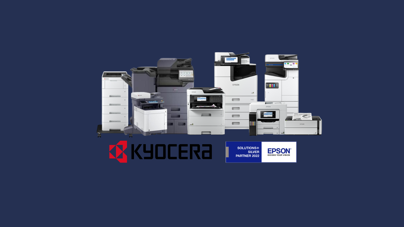 Suppliers of Printers & Photocopiers covering Essex, Suffolk, Norfolk, Kent London and Cambridgeshire. Specialising in Kyocera, Epson, Konica Minolta.