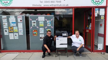 EBM Deliver Printer to Witham Community Hub